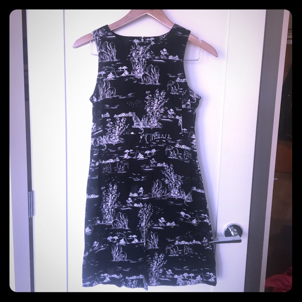 Safari print dress